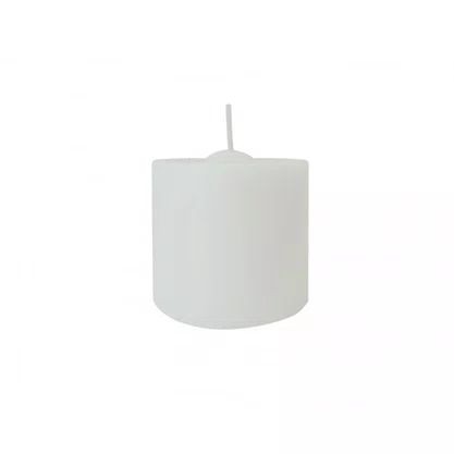 Vela Altar 5 cm x 5,7 cm Branca Pirex