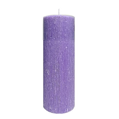 Vela Altar e Advento 17 cm x 5.7 cm Roxa Texturizada