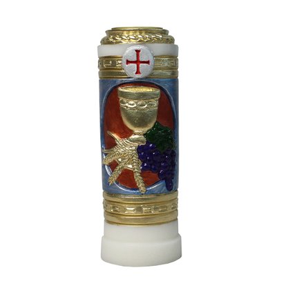Vela Altar Esculpida Eucaristia - 19 cm x 6 cm