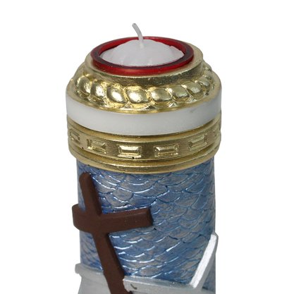 Vela Esculpida Altar Peixe