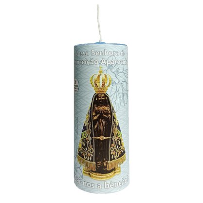 Vela Azul Nossa Senhora Aparecida Perfumada