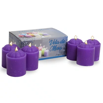 Vela de Mesa Lilás