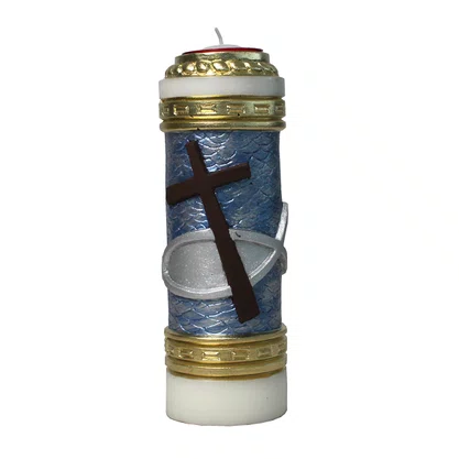 Vela Esculpida Altar Peixe