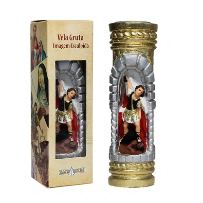 Vela Esculpida Gruta São Miguel Arcanjo