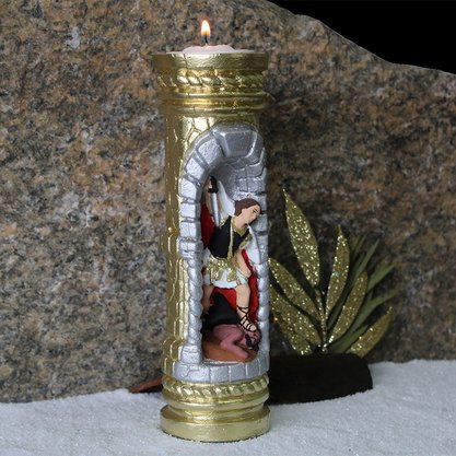 Vela Esculpida Gruta São Miguel Arcanjo