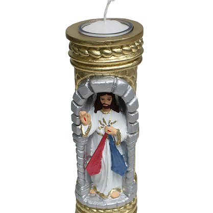 Vela Esculpida Gruta Jesus Misericordioso