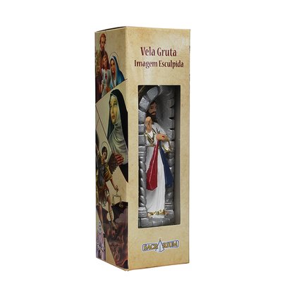Vela Esculpida Gruta Jesus Misericordioso