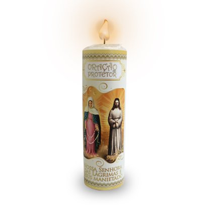 Vela Oração ao Protetor de Nossa Senhora das Lágrimas e Jesus Manietado