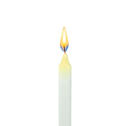 Vela Palito Fina Branca