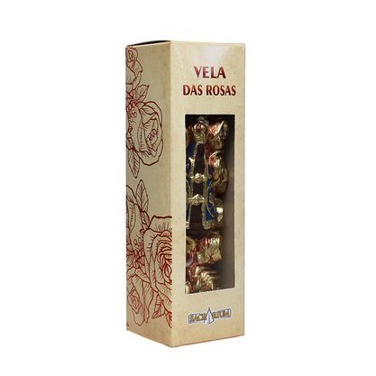 Vela Esculpida Rosas Nossa Senhora Aparecida