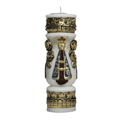 Vela Esculpida Rosas de Ouro Nossa Senhora Aparecida
