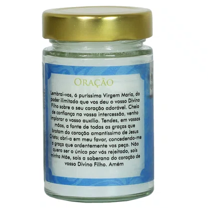 Vela Vidro Perfumada Nossa Senhora das Graças