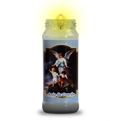 Vela Vidro Anjo da Gurada