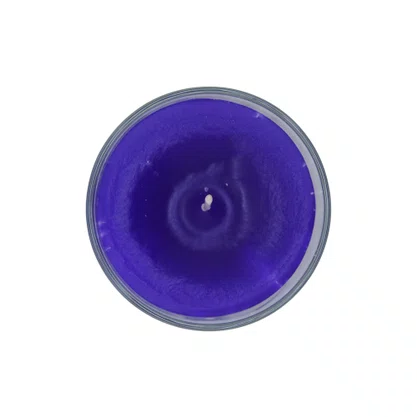 Vela Vidro Decorativa Roxa - 5,5 cm x 7,5 cm