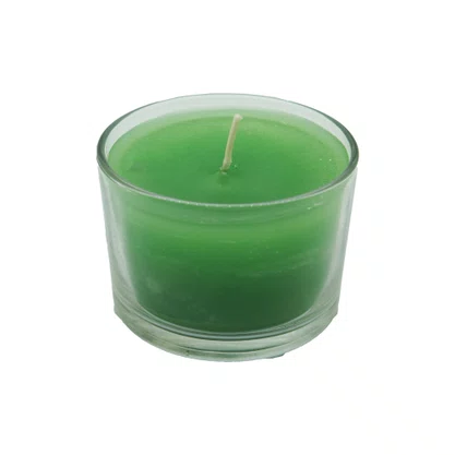 Vela Vidro Decorativa Verde - 5,5 cm x 7,5 cm