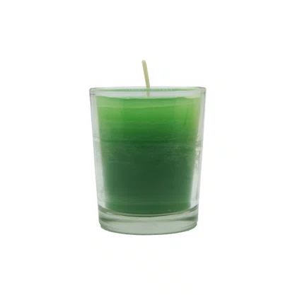 Vela Vidro Decorativa Verde - 6 cm x 5 cm