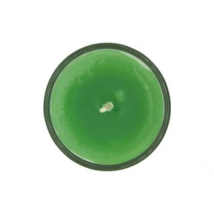 Vela Vidro Decorativa Verde - 6 cm x 5 cm