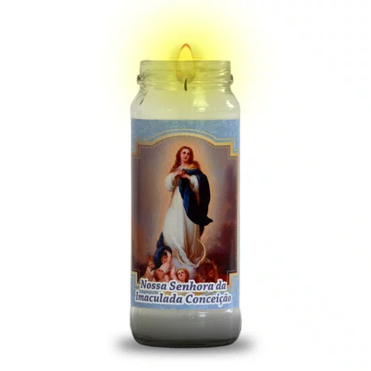 Vela Vidro Nossa Senhora da Conceição