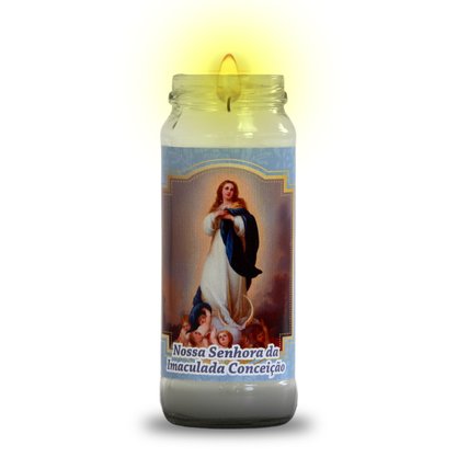 Vela Vidro Nossa Senhora da Conceição