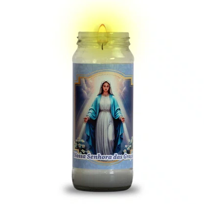 Vela Vidro Nossa Senhora Das Graças