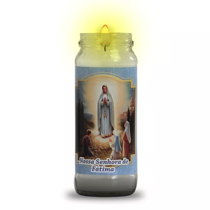 Vela Vidro Nossa Senhora de Fátima