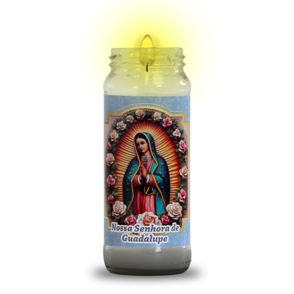 Vela Vidro Nossa Senhora de Guadalupe