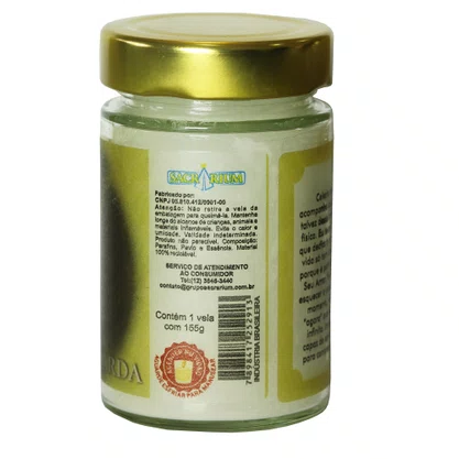 Vela Vidro Perfumada Anjo da Guarda