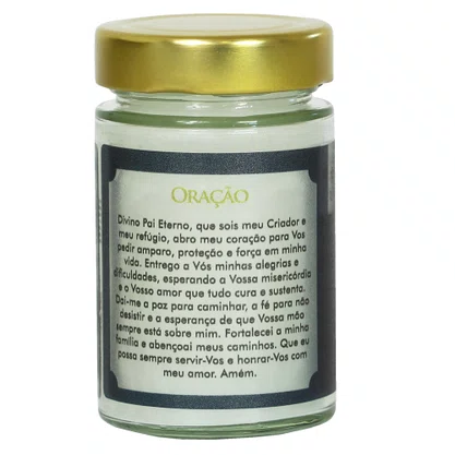 Vela Vidro Perfumada Divino Pai Eterno