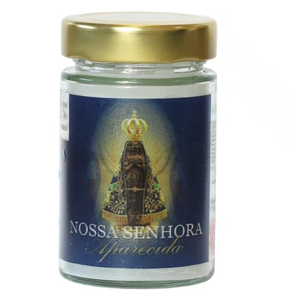 Vela Vidro Perfumada Nossa Senhora Aparecida