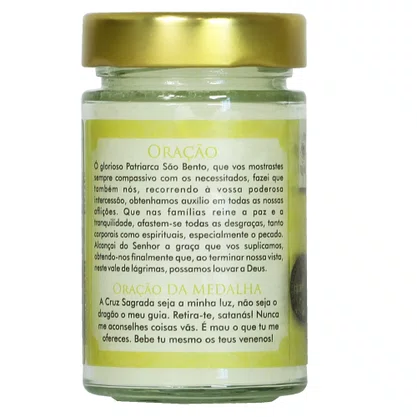 Vela Vidro Perfumada São Bento