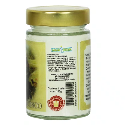 Vela Vidro Perfumada São Francisco