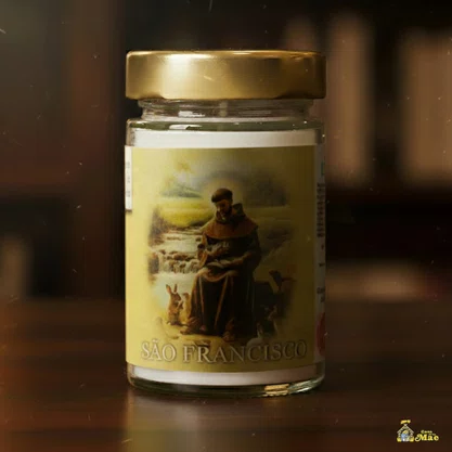 Vela Vidro Perfumada São Francisco