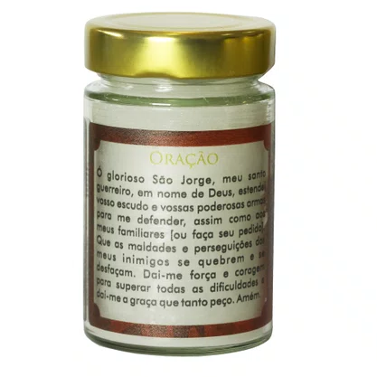 Vela Vidro Perfumada São Jorge
