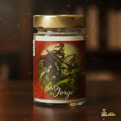 Vela Vidro Perfumada São Jorge