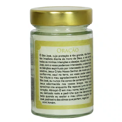Vela Vidro Perfumada São José