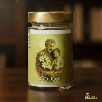 Vela Vidro Perfumada São José