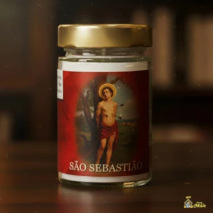 Vela Vidro Perfumada São Sebastião