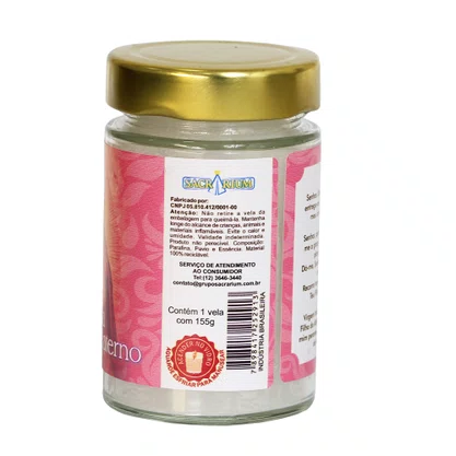 Vela Vidro Perfumada Sonho Materno