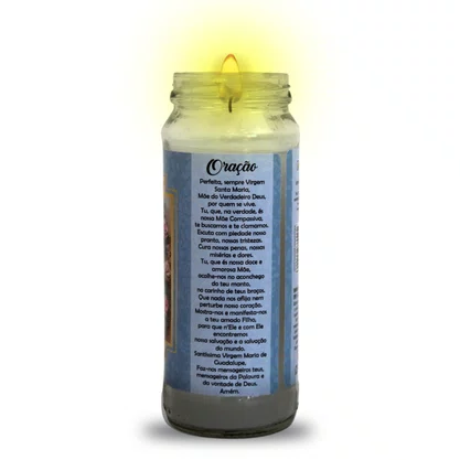 12 Unid - Vela Vidro Personalizada 255g