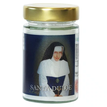 Vela Vidro Perfumada Dulce dos Pobres