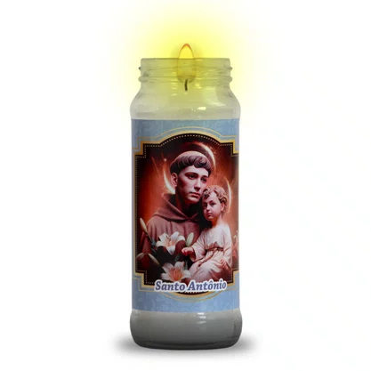 Vela Vidro Santo Antônio 