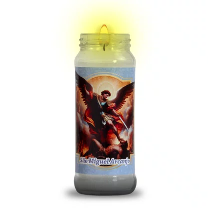 Vela Vidro São Miguel Arcanjo