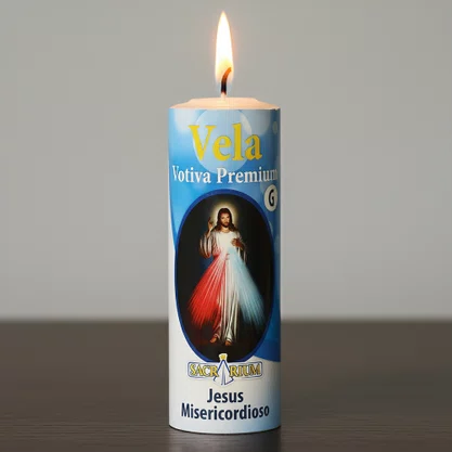 Vela Votiva G Premium Jesus Misericordioso