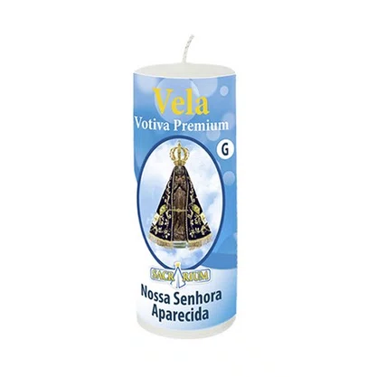 Vela Votiva G Premium Nossa Senhora Aparecida