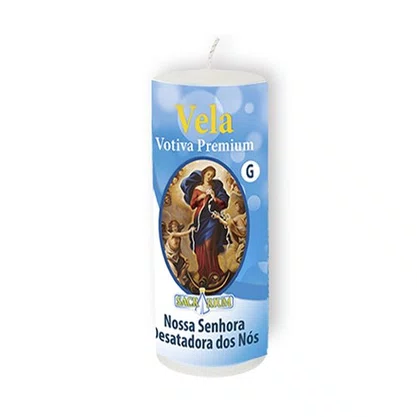 Vela Votiva G Premium Nossa Senhora Desatadora dos Nós