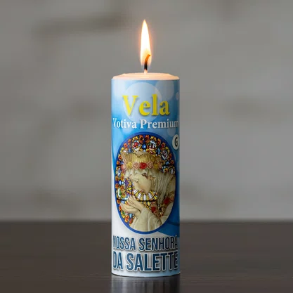 Vela Votiva G Premium de La Nossa Senhora Salette