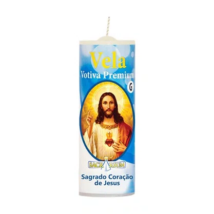 Vela Votiva G Premium Sagrado Coração de Jesus