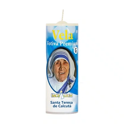 Vela Votiva G Premium Santa Teresa de Calcutá