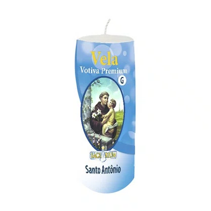 Vela Votiva G Premium Santo Antônio 