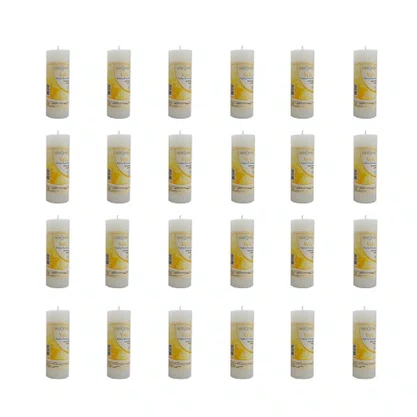 Vela Votiva M Premium Branca - Caixa com 24 unidades